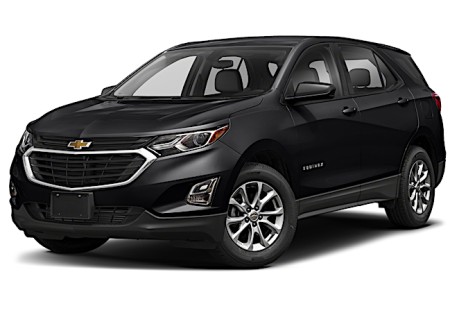 Chevy Equinox met Gratis pickup service. 